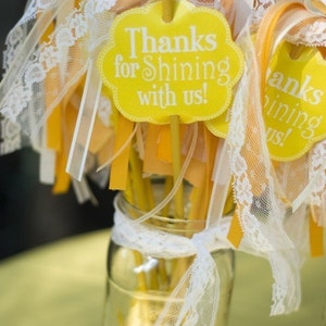 Gelbe Sonnenschein DRUCKBARE Party Favor Tags (INSTANT DOWNLOAD) von Love The Day