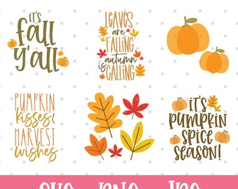 Fall SVG File Bundle for your Cricut