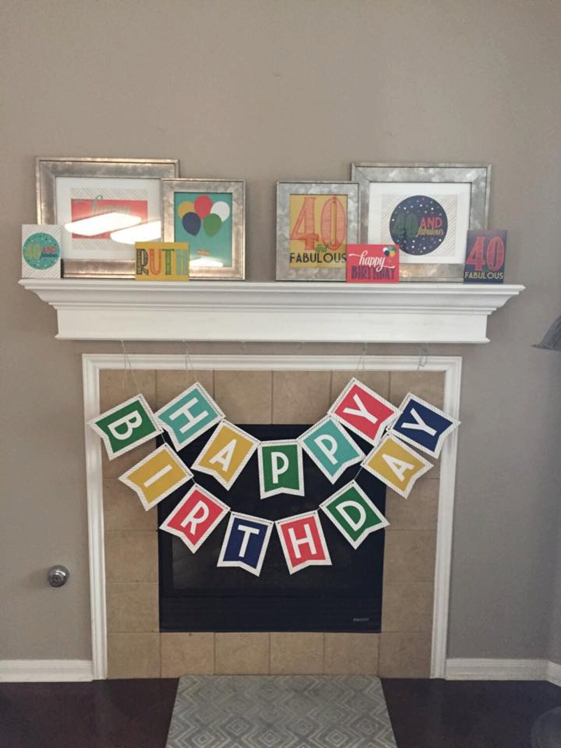 40th Birthday Party PRINTABLES INSTANT DOWNLOAD by Love the | Etsy