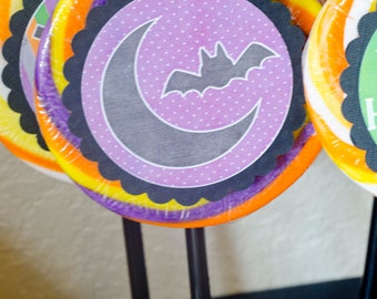 Halloween PRINTABLE Party Spooktacular Cupcake Toppers (INSTANT DOWNLOAD) by Love The Day