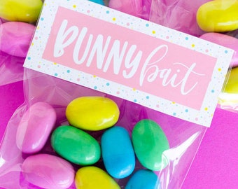 Easter Bunny Bait PRINTABLE Tags on Love The Day - Instant Download