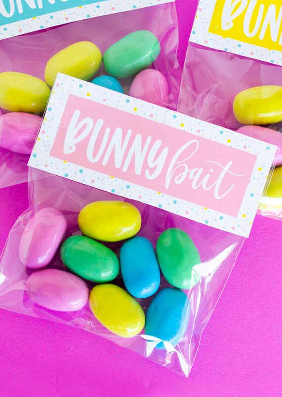 Easter Bunny Bait PRINTABLE Tags on Love The Day - Instant Download Il_570xn