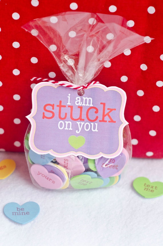 Valentine PRINTABLE 'I Am Stuck On You' DIY Valentine by Love The Day