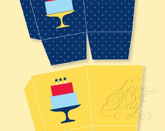 Birthday Party PRINTABLES Polka Dot Drink Label by Love The Day