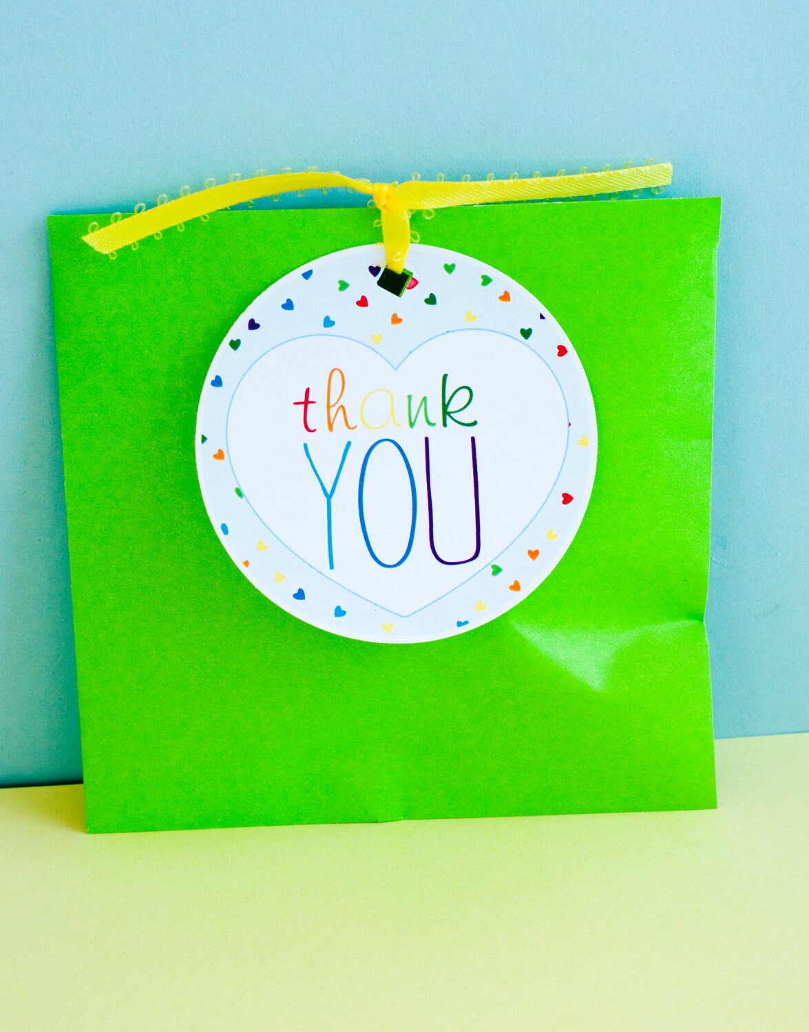 Rainbow Party PRINTABLE Birthday Favor Tags (INSTANT DOWNLOAD) From ...