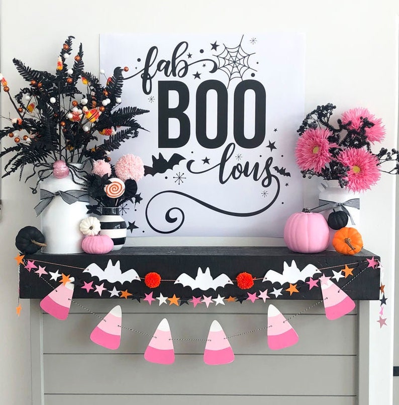 FaBOOlous Halloween Printable Poster INSTANT DOWNLOAD by Lindi Haws of Love The Day image 1