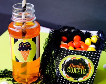 Halloween Printable Party Favor INSTANT DOWNLOAD by Love the | Etsy