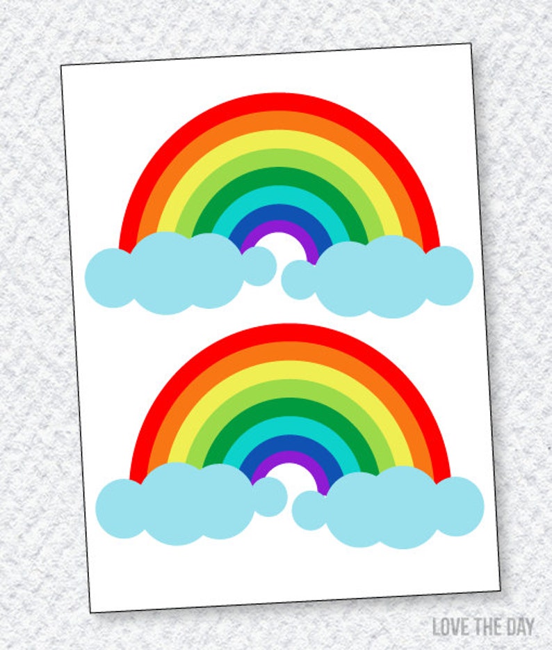 Rainbow Celebration PRINTABLE Rainbow Decals (Instantaneous Down load) in opposition to Appreciate The Working day photo relating to Printable Rainbow titled Rainbow Get together PRINTABLE Rainbow Decals (Instantaneous Down load) towards Appreciate The Working day