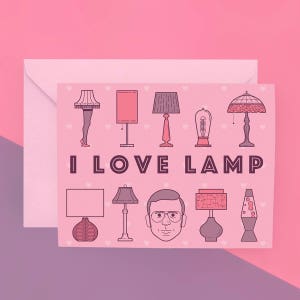 I Love Lamp Card image 1