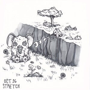2018 Day 26 Original Inktober Art