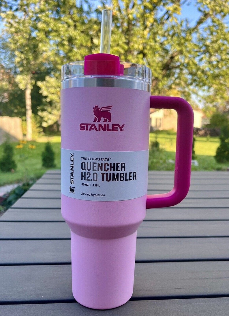 Stanley Flamingo 40oz Stainless Steel Quencher H2.0 Flowstate - Etsy