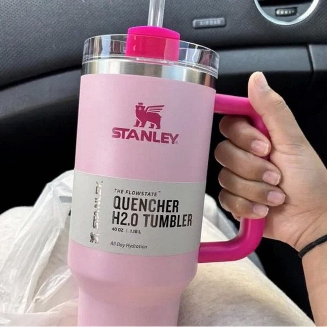 Stanley Flamingo 40oz Stainless Steel Quencher H2.0 Flowstate - Etsy