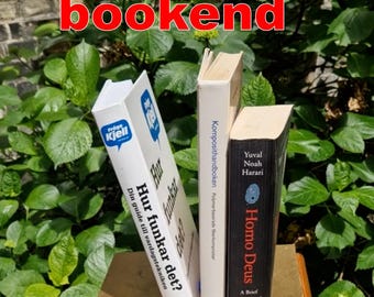Illusionist Bookend, Invisible Book Support, Hidden Shelf Bracket, Floating Book Stop, Quirky Home Decor, Unique Housewarming Gift