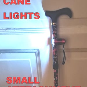 Luz de bastón a presión, lámpara de bastón plegable, linterna pequeña ajustable, luces para personal de apoyo, luces de señalización de seguridad, ayuda para la orientación nocturna