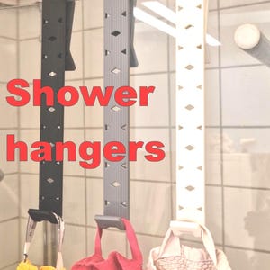 Unique Towel Hooks, Shower Glass Holder, Towel & Coat Hanger, Singe / Double Hooks, Sturdy Bathroom Bracket, Shower Robe Hook, Shower Caddy