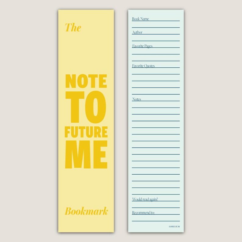 Writable Bookmarks Pad, 24 Journal Bookmark, Eco-friendly Stationery ...