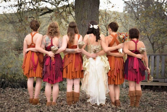 Rustic Bridesmaid Dresses