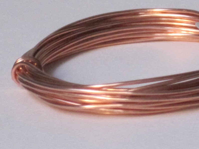 Raw Copper Wire 18 Gauge qty 10 Ft 65128 Etsy