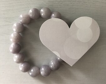 Stone coloured bokeh mini heart cards - Gift Tag - Wedding Favours -  Scrapbooking - 10 ways to say I LOVE U - More colours - GT 56