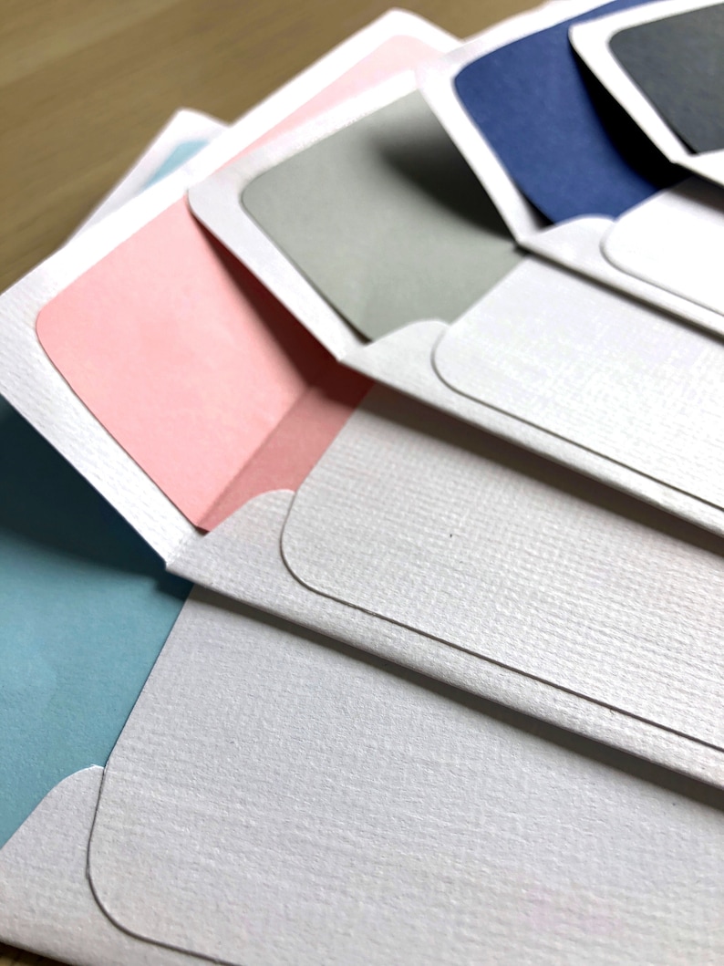 Light Blue Lined Envelopes envelope liners pale blue liners Set of 10 Gift for men Gift for women