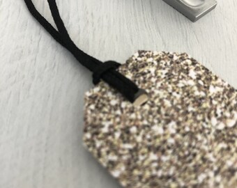 Bronze Faux Glitter Mini Gift Tag - Wedding Favours - Wedding Shower gift tag - Baby Shower - Set of 20 - #GT 58