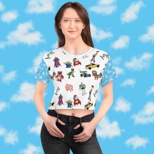 Toy Story Legacy- Pixar Inspired Graphic Crop Top Tee