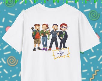 Camiseta de Rugrats ya crecidos / Camiseta nostálgica de dibujos animados de los 90 / Camiseta gráfica divertida inspirada en Nickelodeon Y2K