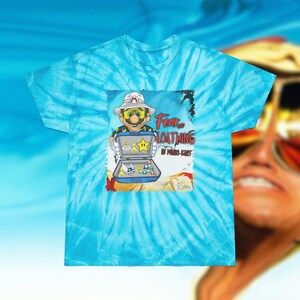 Supercharged koffer Gonzo Gaming and Loathing Tie Dye-print