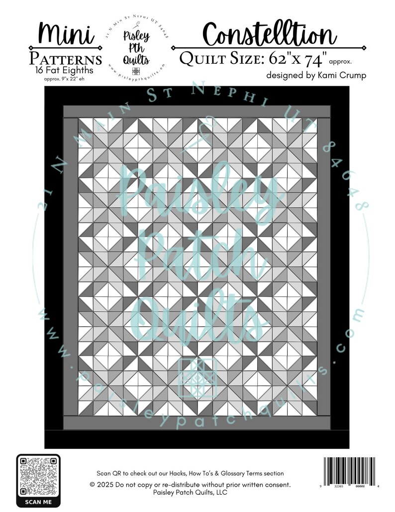Kami Triangle Pattern Constellation Mini Pattern Digital Download - Etsy