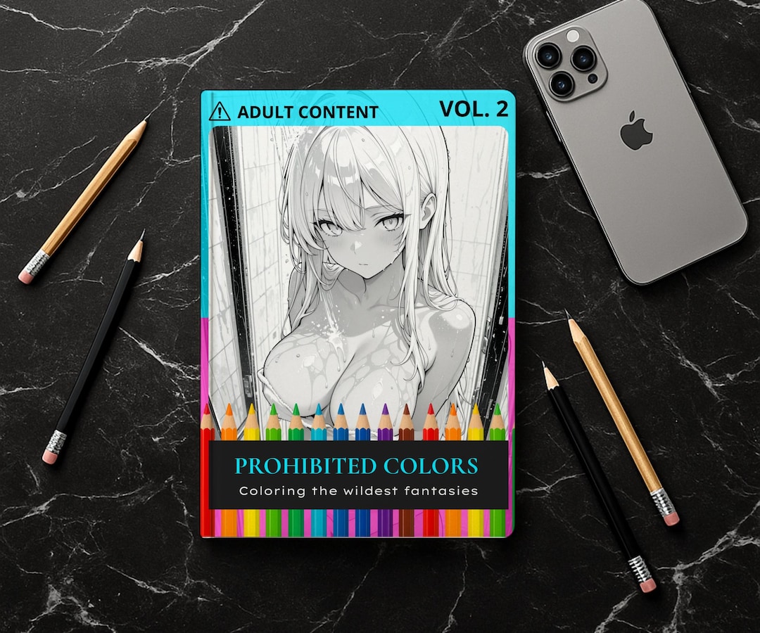 Adult Coloring Book Vol. 2 | Anime Coloring Book | Anime Girl Coloring ...