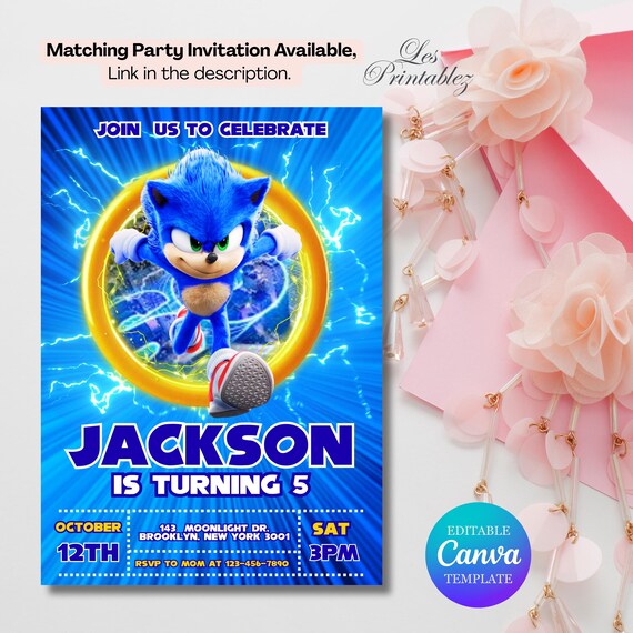 Biglietto Di Auguri Sonic The Hedgehog – Danilo Promotions, Cartolina Generica Con Sonic - 3
