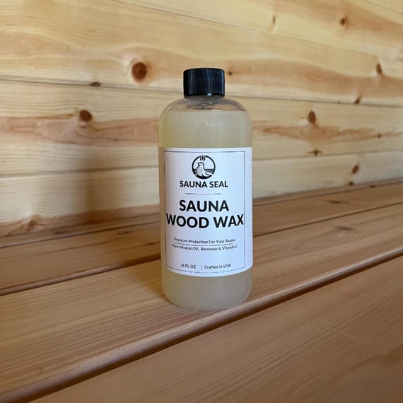 Sauna Seal - Sauna Wood Wax - Paraffin Wood Oil - Sauna Bench Protection and Maintenance - Sauna Accessories