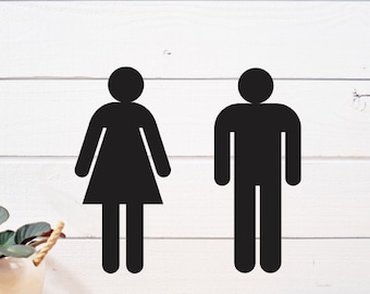 His and Her Bathroom | Etsy