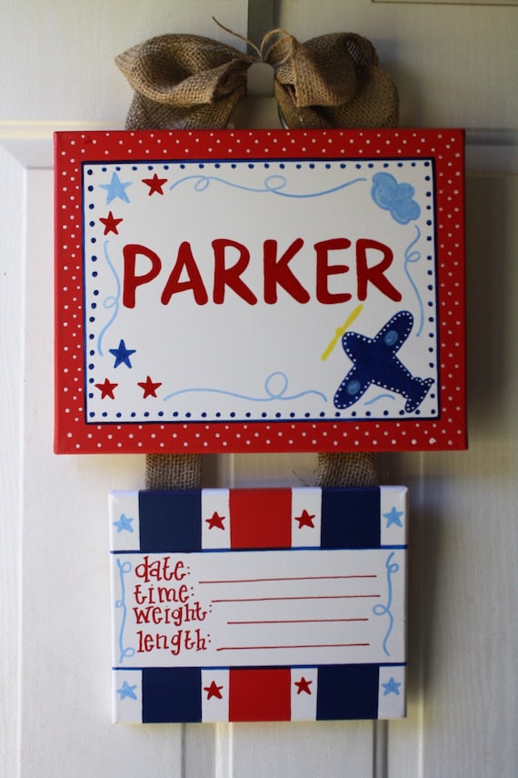 Baby Hospital Door Sign Hospital Door Hanger Newborn Etsy