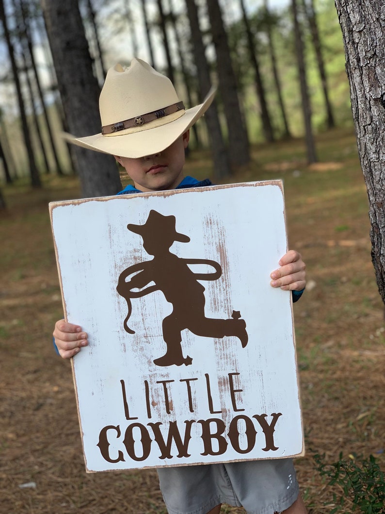 Rustic Cowboy Sign Cowboy Nursery Decor Cowboy Baby Bedding Etsy