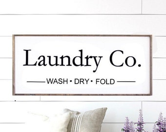 Laundry Co Sign | Etsy