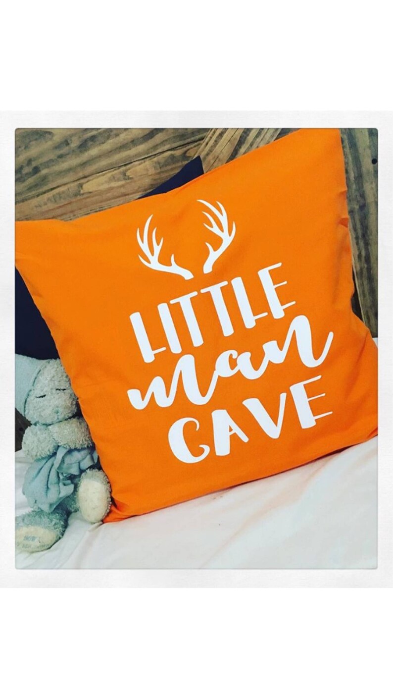 Little Man Cave Nursery Pillow COVER Mountain Arrow Adventure Etsy