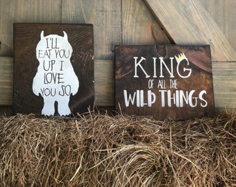 Where The Wild Things Are Baby,  King Of All The Wild Things, Woodland Nursery, baby shower, party decor