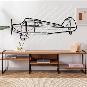 Model B Aircraft Metal Wall Art , Airplane Decor, Gifts, Custom Aircraft Wall Art, Helicopter Wall Art, Pilot Gifts