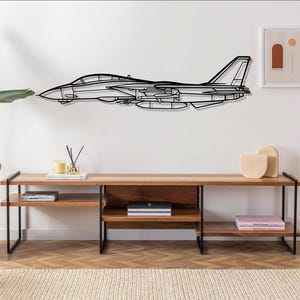 F-14 Tomcat Aircraft Metal Wall Art , Airplane Decor, Gifts, Custom Aircraft Wall Art, Helicopter Wall Art, Pilot Gifts, father&#39;s day gift