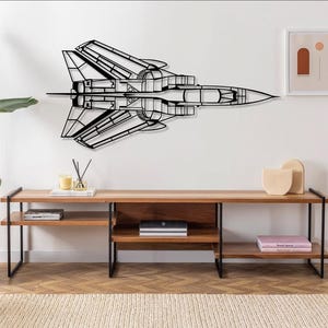 Tornado Detailed Aircraft Metal Wall Art , Airplane Decor, Gifts, Custom Aircraft Wall Art, Helicopter Wall Art, Pilot Gifts