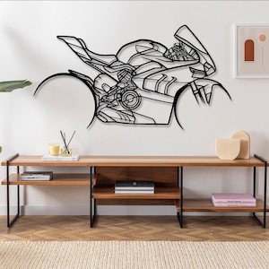 v4sp Motorcycle Silhouette Metal Wall Art, Unique Biker Gift, Motorcycle Decor For Men, Motorbike Enthusiast Gift Idea, Birthday