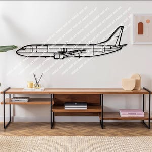 Boeing 737-400F Aircraft Metal Wall Art , Airplane Decor, Gifts, Custom Aircraft Wall Art, Helicopter Wall Art, Pilot Gifts