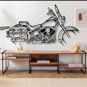 ZX-10R Motorcycle Silhouette Metal Wall Art, Unique Biker Gift