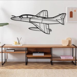 TA-4J Skyhawk Angle Aircraft Metal Wall Art , Airplane Decor, Gifts, Custom Aircraft Wall Art, Helicopter Wall Art, Pilot Gifts, gift
