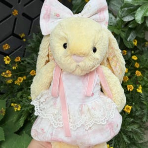 Mono/ enterizo coqueto para Jellycat Bashful Bunny