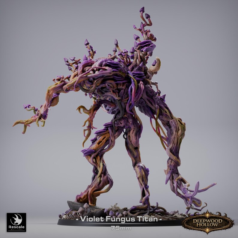 Violet Fungus Titan | Premium High-Detail Fantasy Resin Model image 6