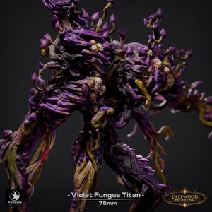 Violet Fungus Titan | Premium High-Detail Fantasy Resin Model image 2