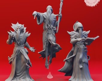 Mind Flayer Resin Miniature: High Detail Tabletop Gaming Model