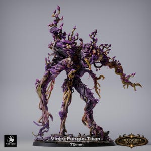 Violet Fungus Titan | Premium High-Detail Fantasy Resin Model image 4
